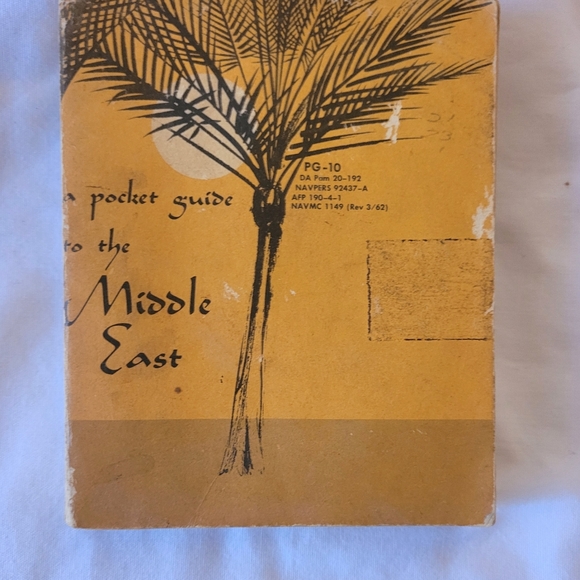 Vintage, A Pocket Guide To The Middle East, 1957, DOD Army Travel Guide - Picture 8 of 8